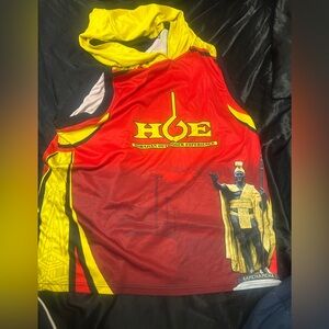 Men's Red and Yellow Jersey